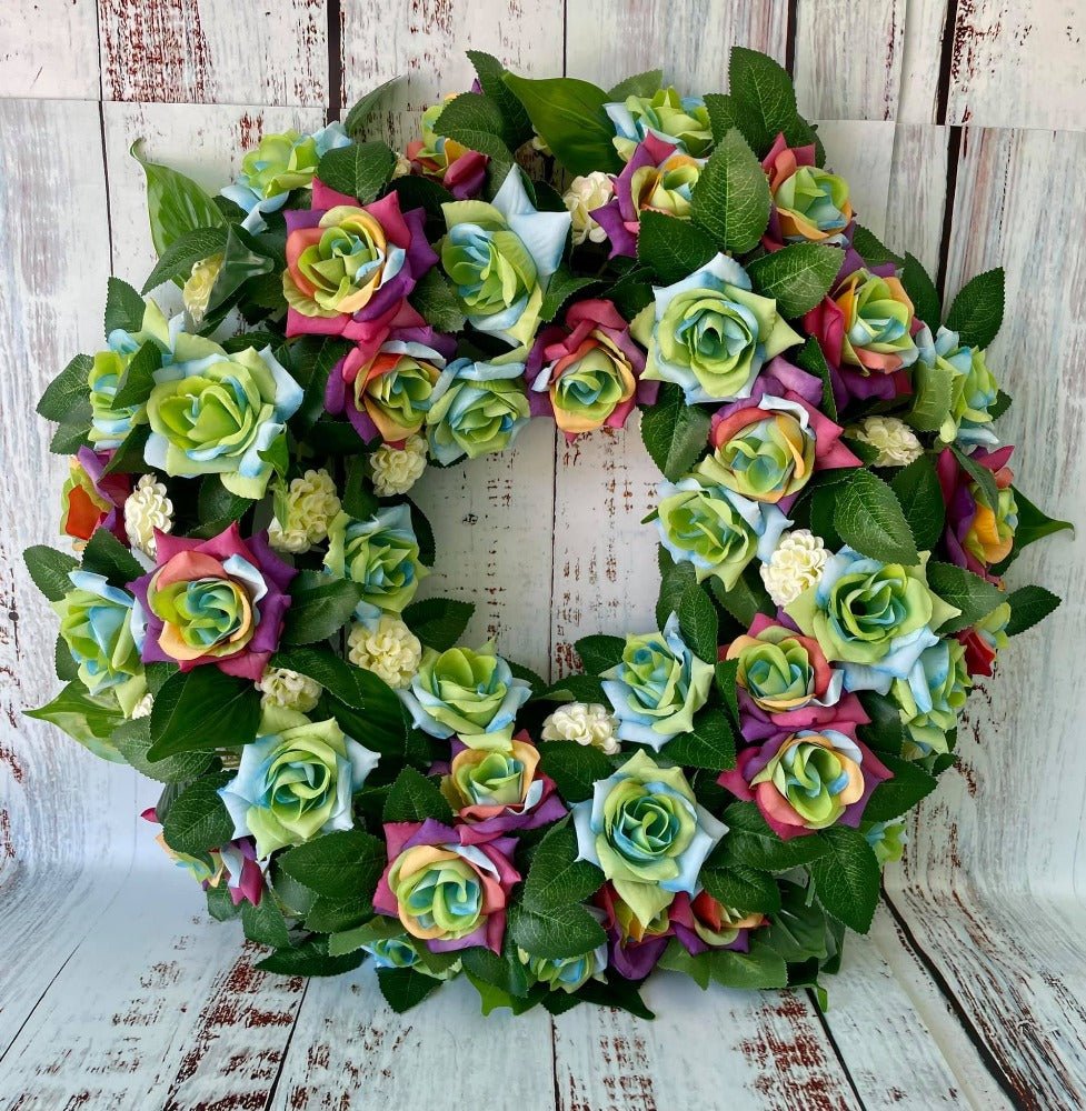 "Rainbow Roses" Forever Flowerz Makes approx 60 Flowers
