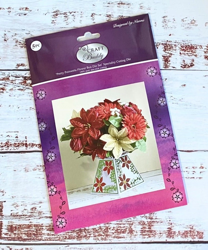"Pretty Poinsettia" Forever Flowerz Flower Box die set
