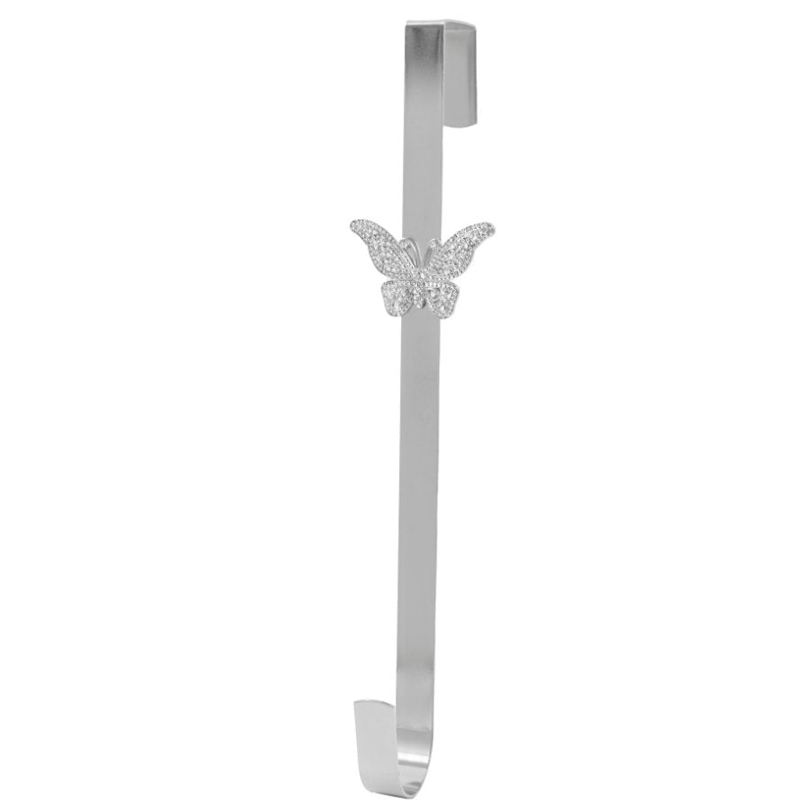 Forever Flowerz Butterfly Door Hook Silver 