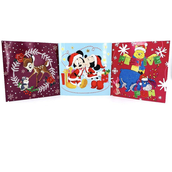 Disney Christmas Cards Set of 3