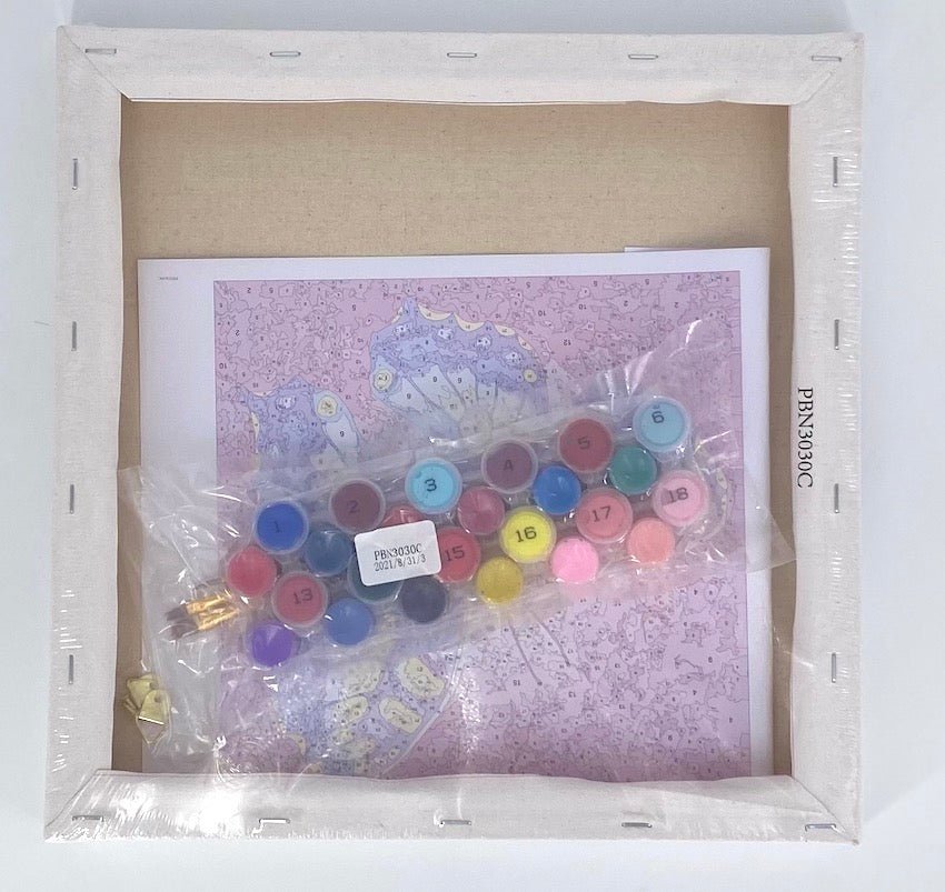 "Change" Paint by Numbers Framed Kit Rachel Froud 30x30cm