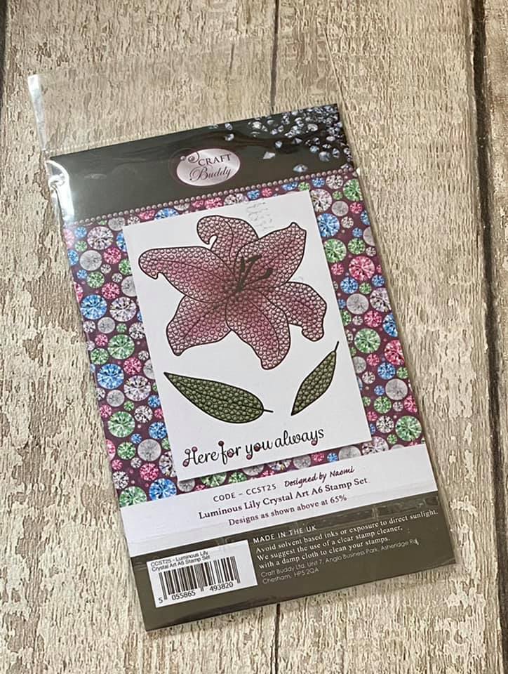 Luminous Lily Crystal Art A6 Stamp Set