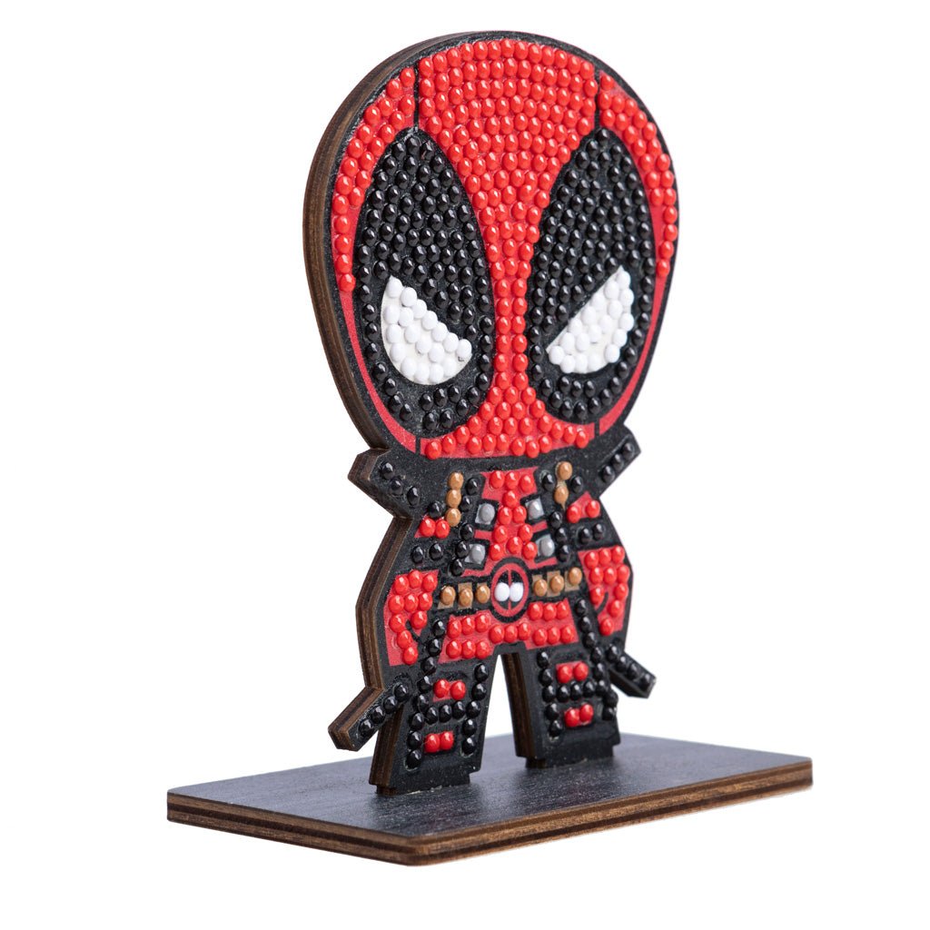 Deadpool Marvel crystal art buddy side view