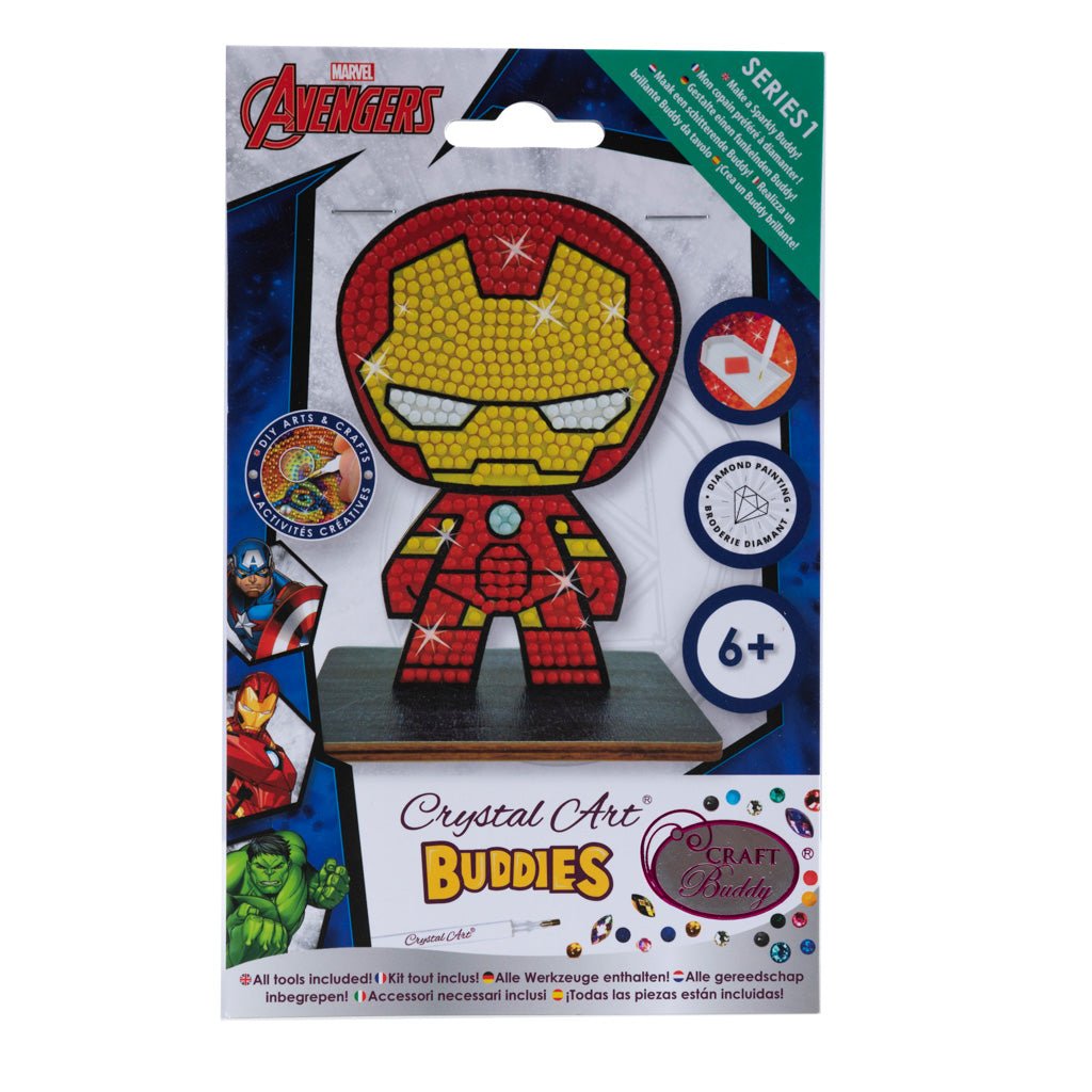 Iron Man Marvel crystal art buddy front packaging