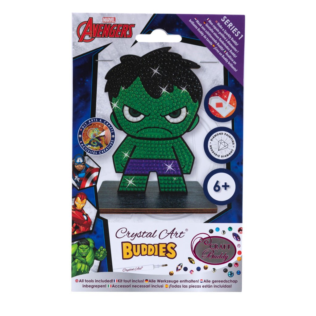 "Hulk" Crystal Art Buddies MARVEL Series 1