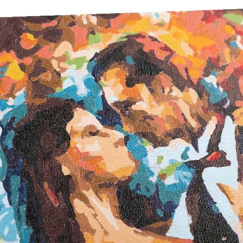 "Kiss Melody" Paint by Numb3rs 30x40cm Framed Kit - Close Up