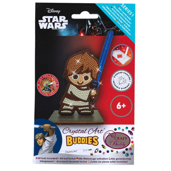 Luke Skywalker Star Wars crystal art buddy front packaging