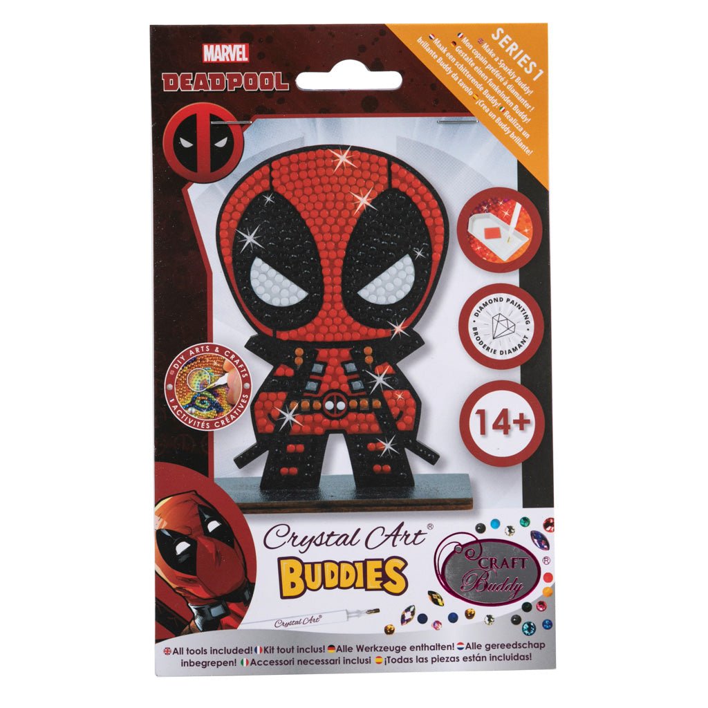 Deadpool Marvel crystal art buddy front packaging