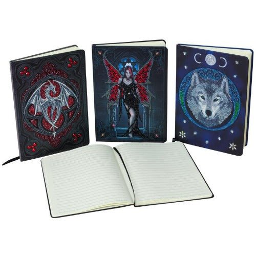 "Aracnafaria" by Anne Stokes Crystal Art Notebook 26x18cm