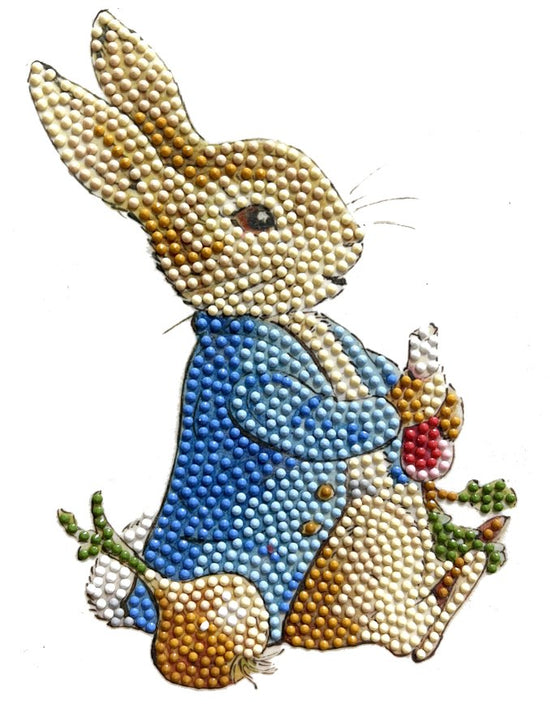 Peter Rabbit Crystal Art Sticker, A5 size
