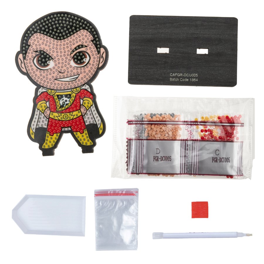 "Shazam" Crystal Art Buddies DC Series 3 Content