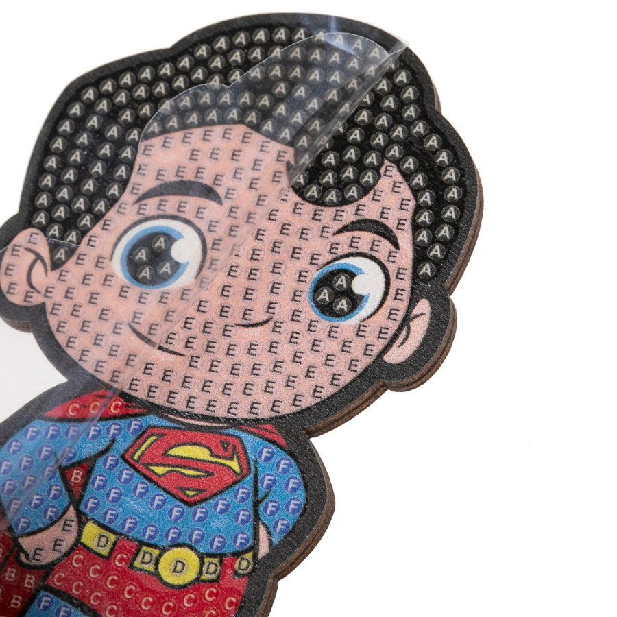 "Superman" Crystal Art Buddies DC Series 3 before