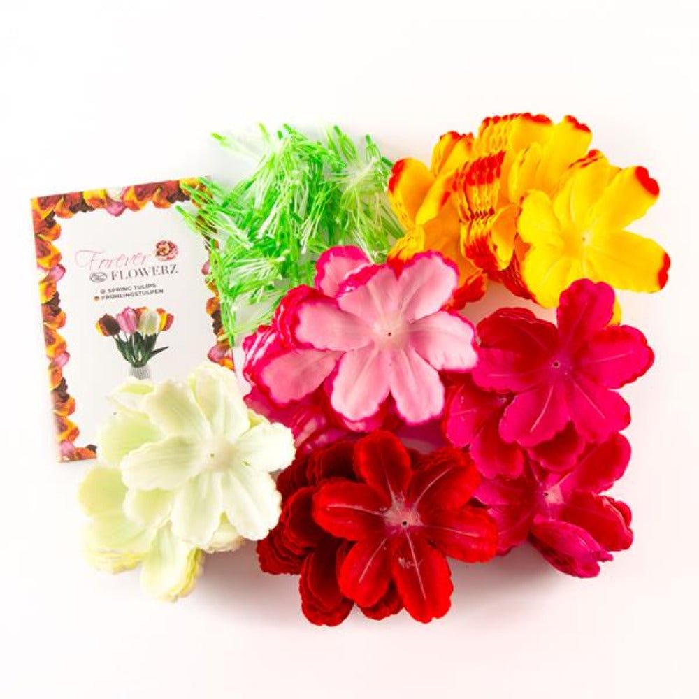 "Tulips" Forever Flowerz makes approx 60 flowers: 6 colours