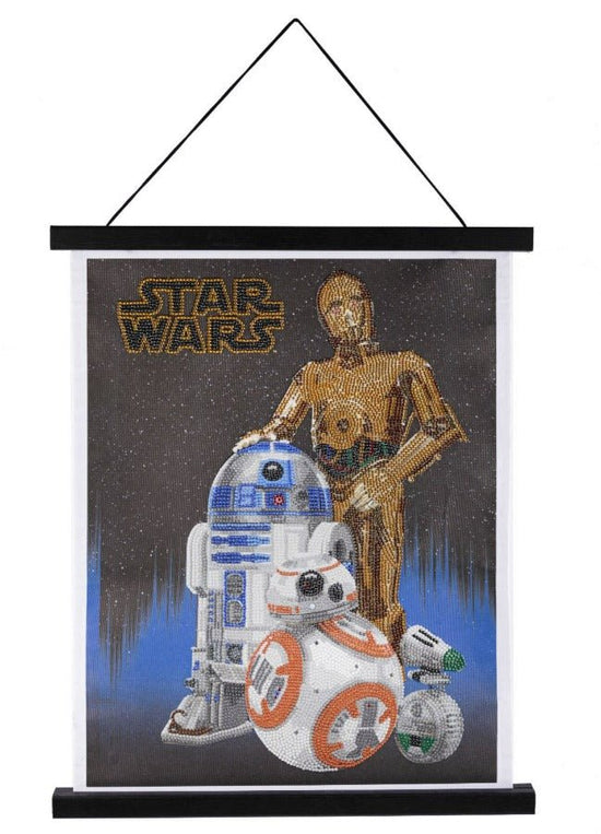 Droids, 35x45cm Crystal Art Scroll Kit