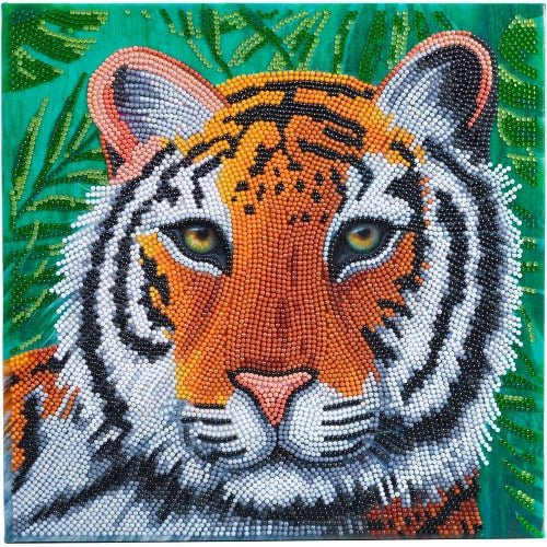 Gentle tiger crystal art kit