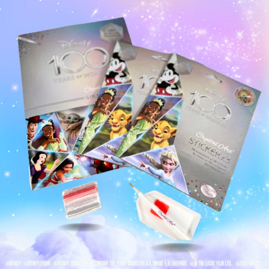Load image into Gallery viewer, Disney 100th anniversary crystal art sticker album contents
