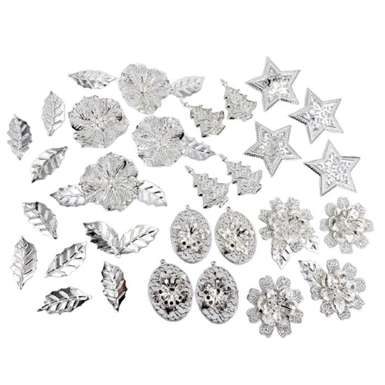 Festive 3D metal embellishments