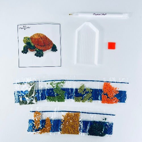 "Turtle Dream" Crystal Art Motif - Contents