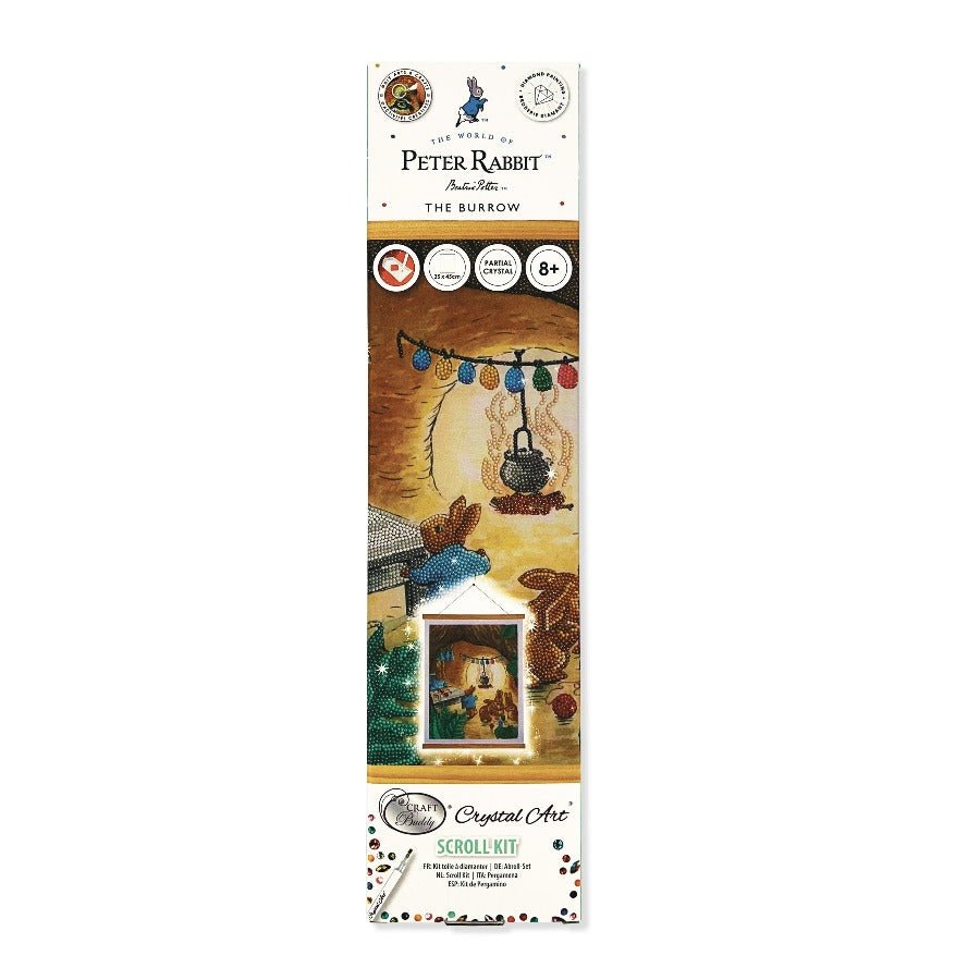 Crystal Art 35x45cm Scroll Kit - The Burrow