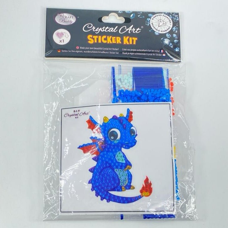 "Cute Dragon" Crystal Art Motif - Front Packaging