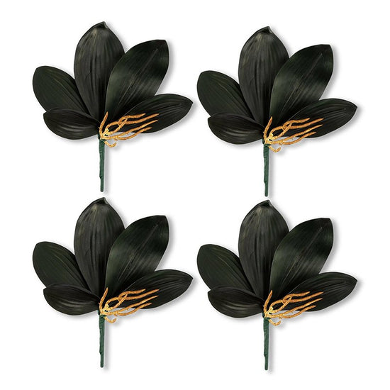 "Luxury Orchid Leaves & Roots" Forever Flowerz Set of 4