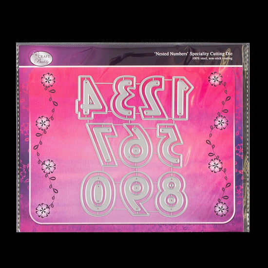 Craft Buddy Nested Number Die Set - 26 Dies