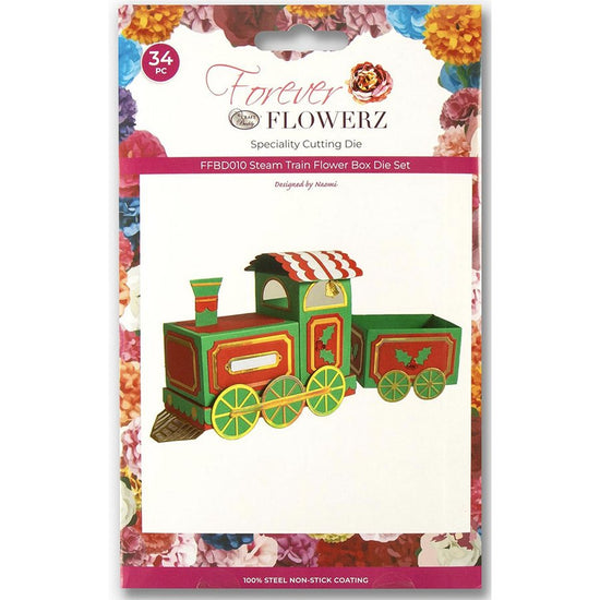 "Steam Train" Flower Box Die Set