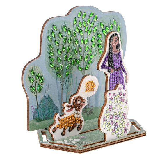 "Wish" Crystal Art Sparkle Scene side
